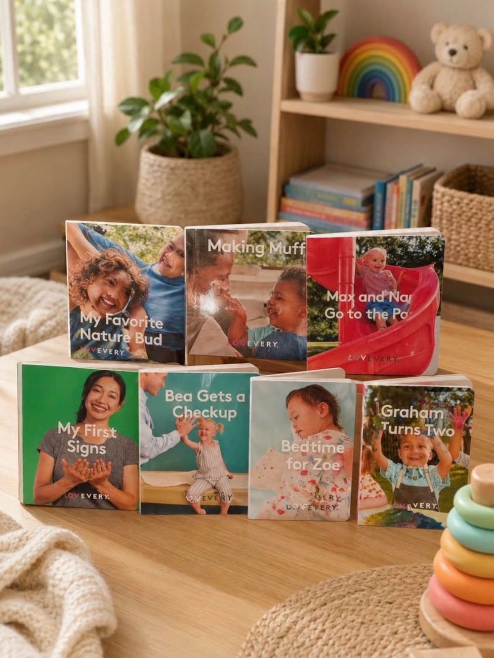 Set of Colorful Baby Board Books - Lovevery